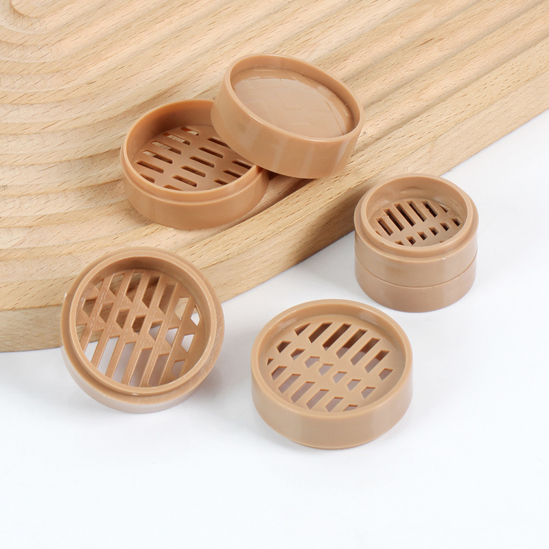 ミニシミュレーション蒸し器モデル diy 食品おもちゃ食器アクセサリープラスチック蒸し器竹蒸し器写真撮影の小道具装飾品|undefined