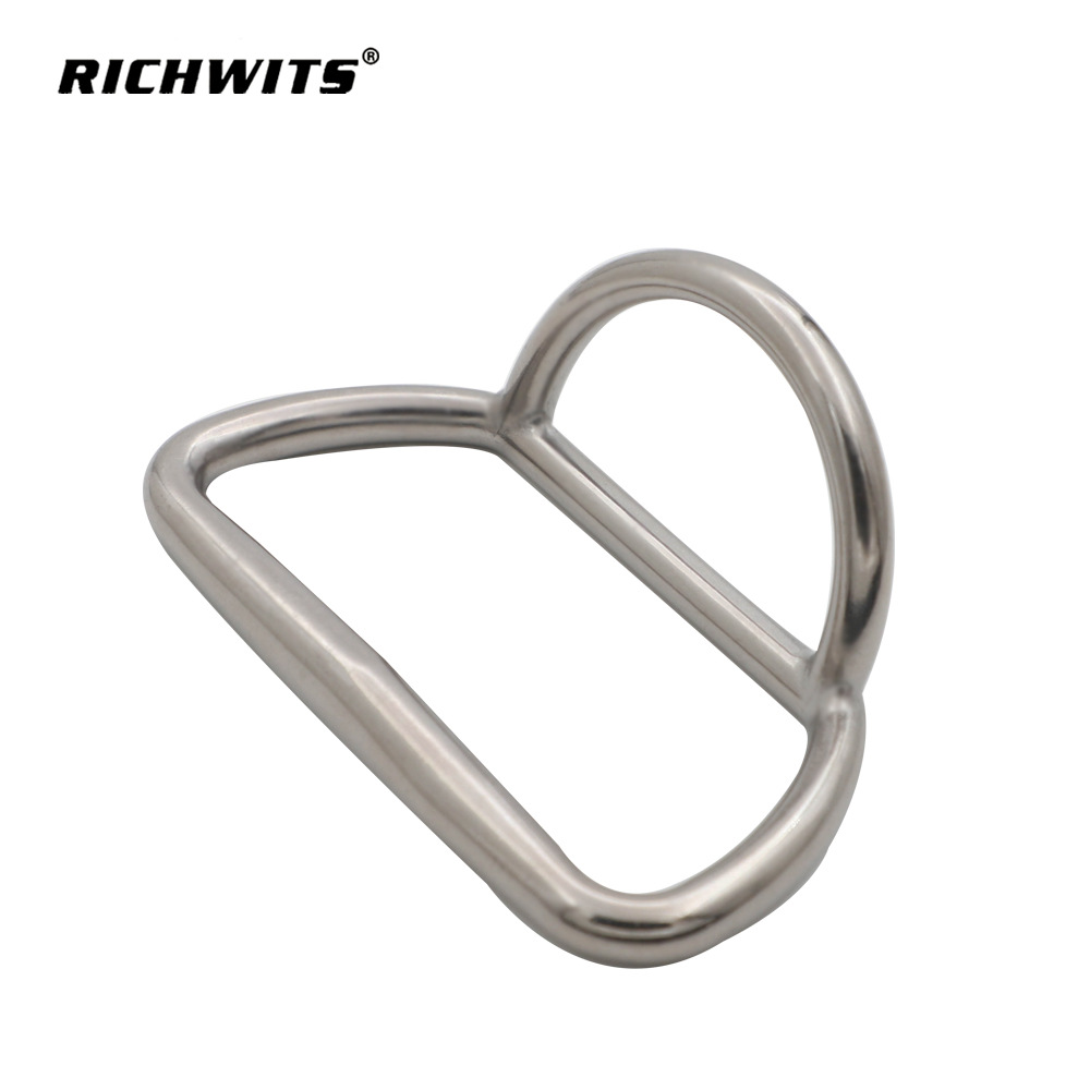 不锈钢D形环 橡皮艇牵引环 马蹄环 橡皮艇固定拉手 马镫环 把手