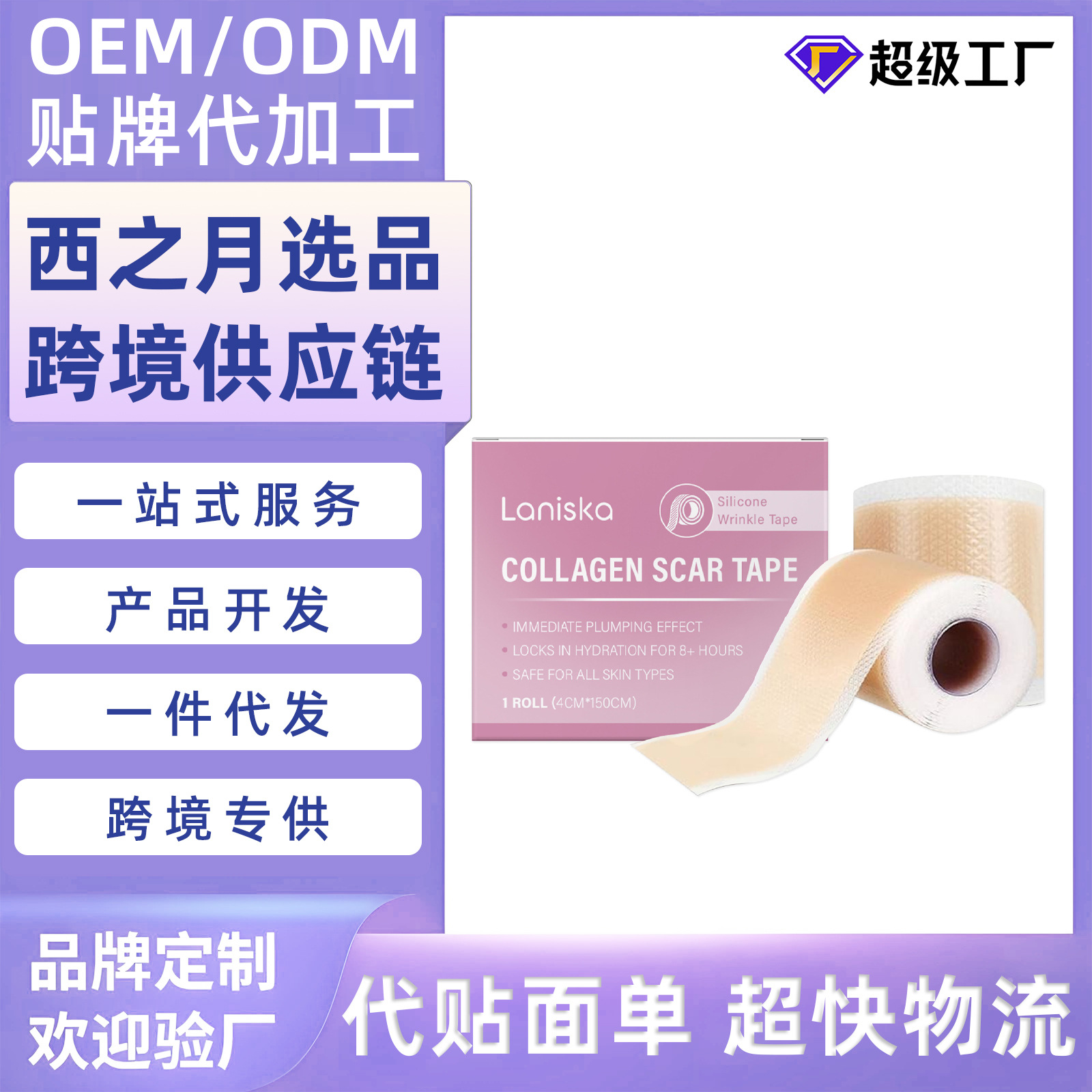 Laniska Facial Gel Patch, Transparent and Invisible Design, Covers Blemishes, Portable and Easy to Use Patch