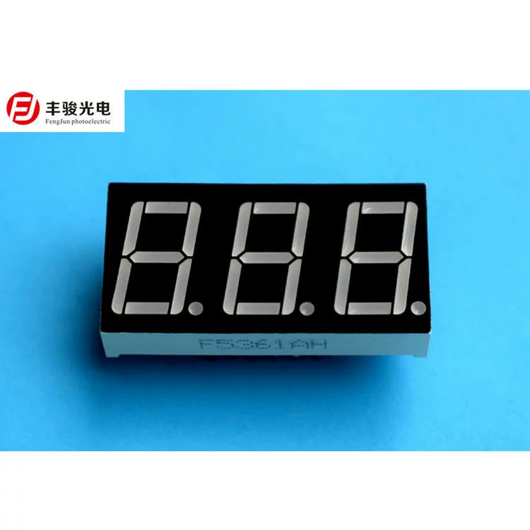 5361AS цифровая трубка F5361AH цифровая трубка 0,56 дюйма 3-битная Обычная ярко-красная цифровая трубка Инь 3-битная 0,5