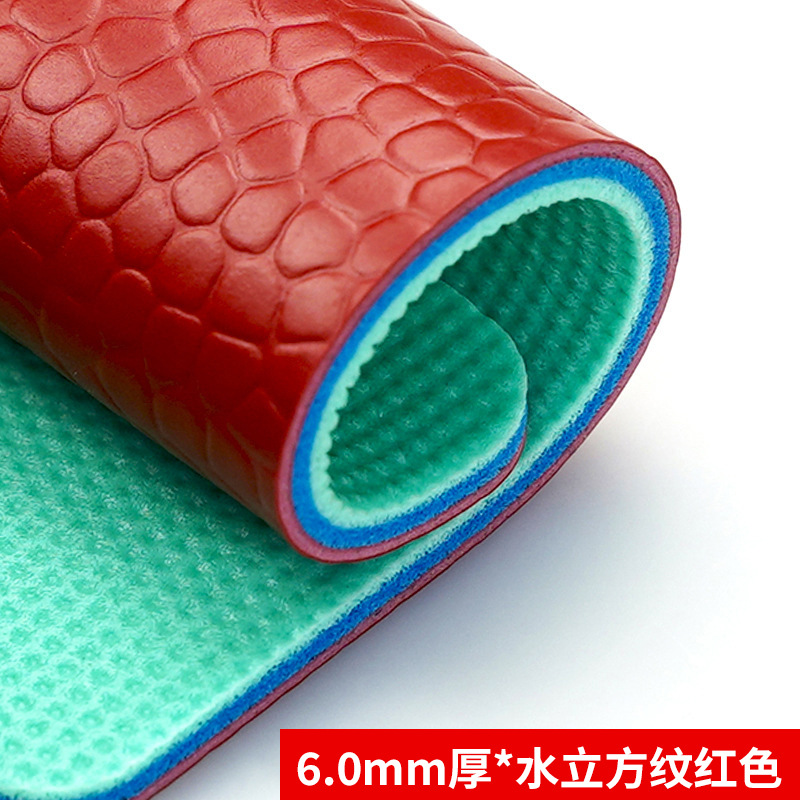 6.0mm 물 큐브 패턴 레드