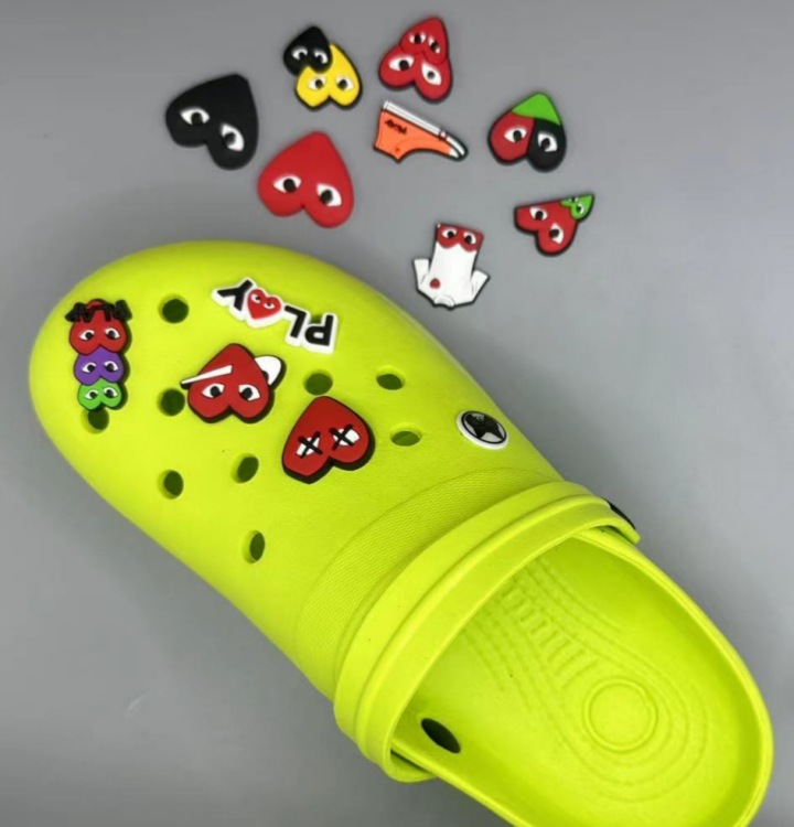 PLAY Series Cartoon Hole Shoes Flower Charms