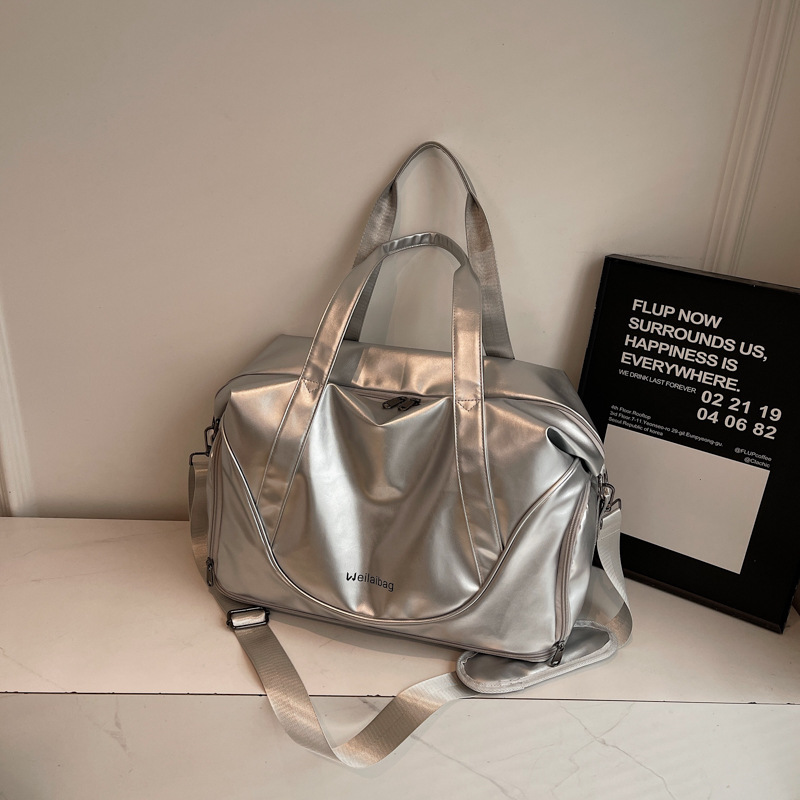 Bolsa de viaje deportivo expandible multifuncional de alta capacidad bolsa de viaje corto bolsa de almacenamiento de separación seca y húmeda image 10