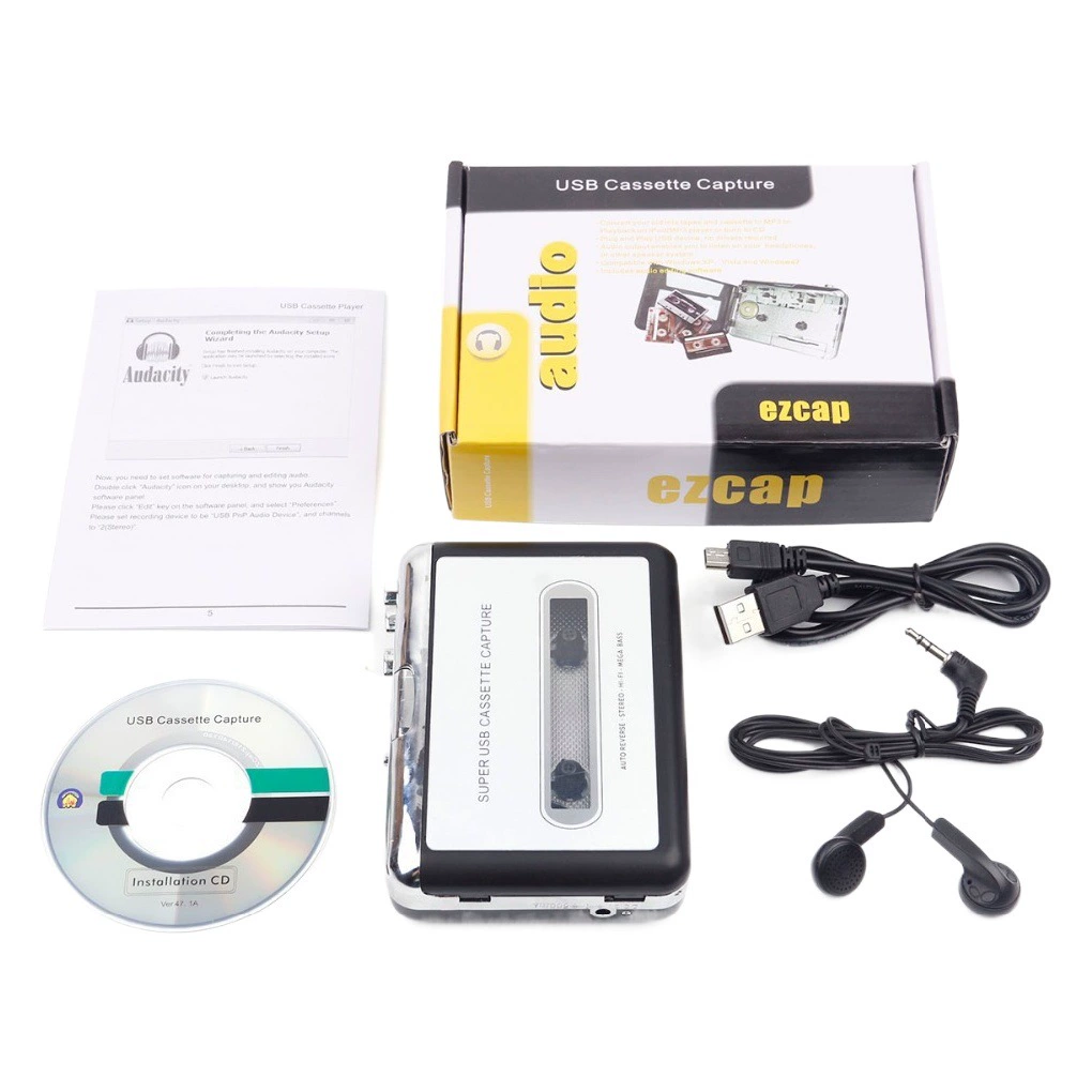 Оптовая лента в MP3 Кассетный конвертер USB Кассетный конвертер