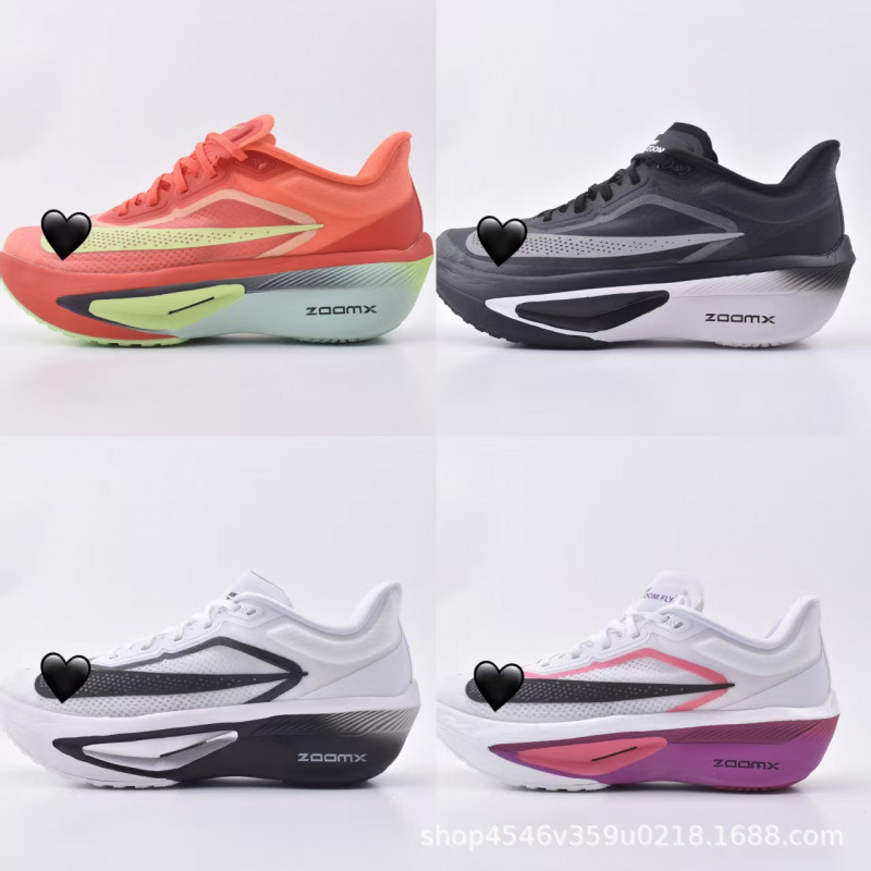 Putian Pure Original Zoom Fly 6 Marathon Carbon Plate Low-Top Running Shoes with Mesh Breathable Cushioning and Wear-Resistant Sports Shoes