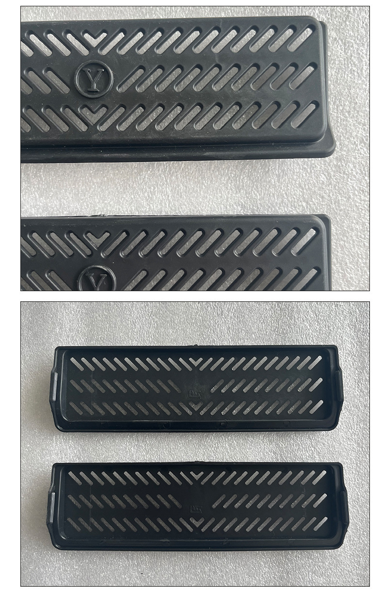 Suitable for 21-23 Tesla Model Y Under-Seat Air Outlet Protective Cover Buckle Black Abs Air Net