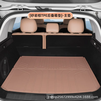 Trunk Mat mat, 24-27 models, specialized for - five-seater-sandstone-brown-tpe-trunk-mat-main-mat-zero-run-c16