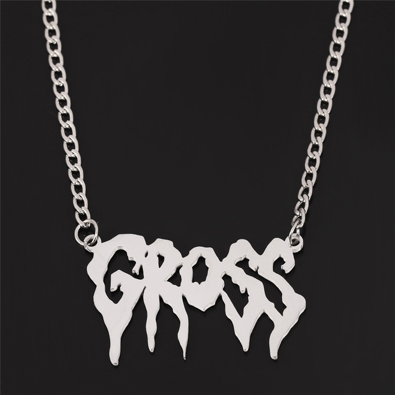 Trend creative pendant hip-hop style with letters