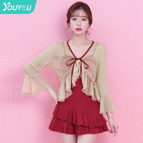 Swimsuit for women pure lust style  new belly-covering slimming one-piece skirt women's swimsuit sexy fashionable swimsuit