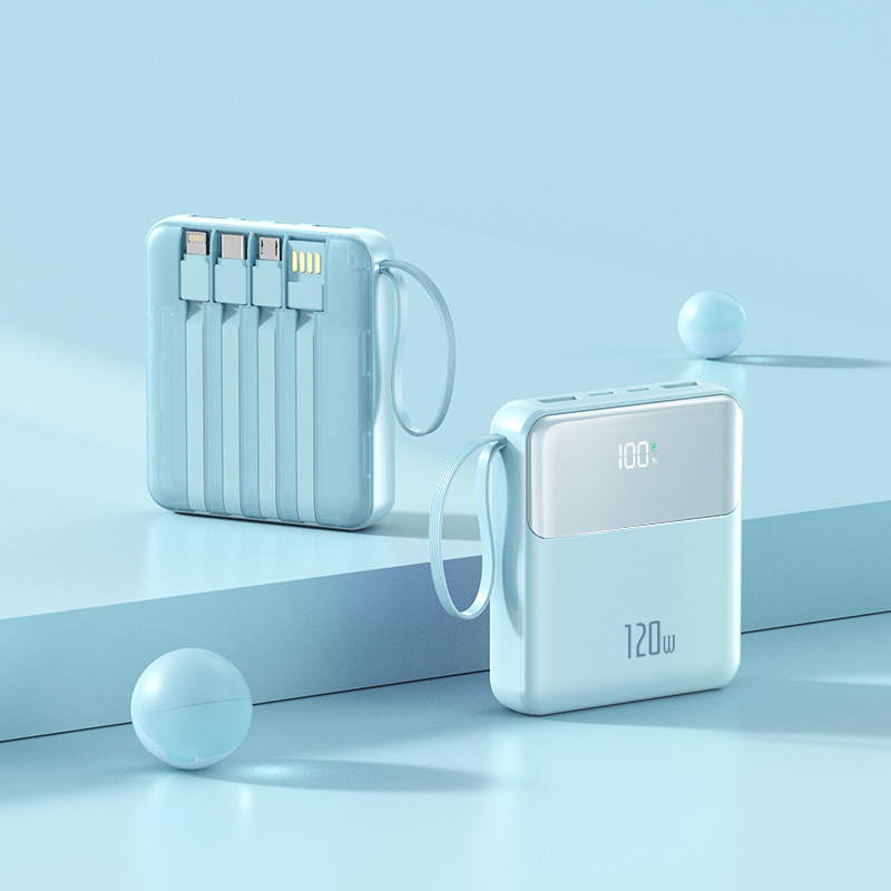 政府認定ミニ 4 線式超高速充電大容量パワーバンク小型ポータブル電源プリント|undefined