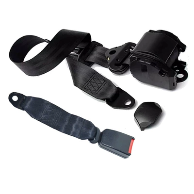 Car Seat Belt, Bus and Car seat belt - plastic-coated-k3-retractor-30cm-semi-closed-webbing-base