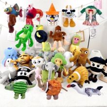 跨境新品热卖tungtungsahur和tralalo山海经鲨鱼手办毛绒娃娃现货