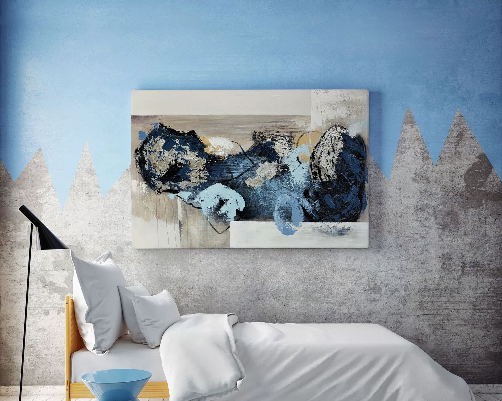 Абстрактная картина маслом, ручнаяModern Wall Art, светлая роскошь, рамы 40×60–80×120 см