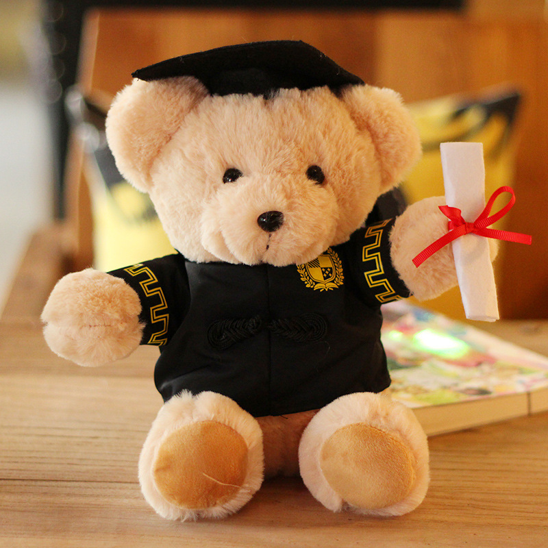 Graduation Doctor Bear Doll Bear Doll Teddy Bear Plush Toy Graduation Activity Gift LOGO Small Gift Graduation Doctor Bear Doll Bear Doll Teddy Bear Plush Toy Graduation Activity Gift LOGO Small Gift