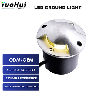 Ip67304/316 Stainless Steel Side-Emitting Underground Light Led Waterproof Turtle Back Light Square Corner Light Underground Light Factory