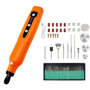 Cross-Border USB Rechargeable Speed-Adjustable Mini Electric Drill DIY Electric Rotary Grinder Nail Engraving 208A Cordless with Light