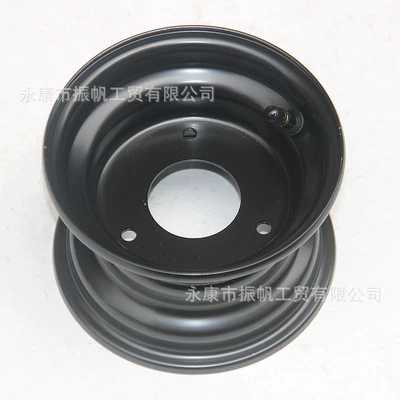 Atv Four-Wheel Beach Vehicle Motorcycle wheel hub - black-3-hole-single-unit