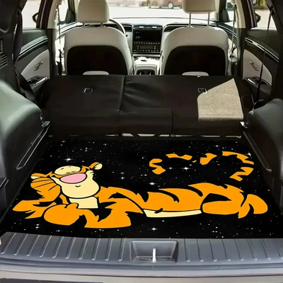 Avtomobil döşəmə paspasları | Delivery - cute-little-tiger-05-75100cm-crystal-velvet