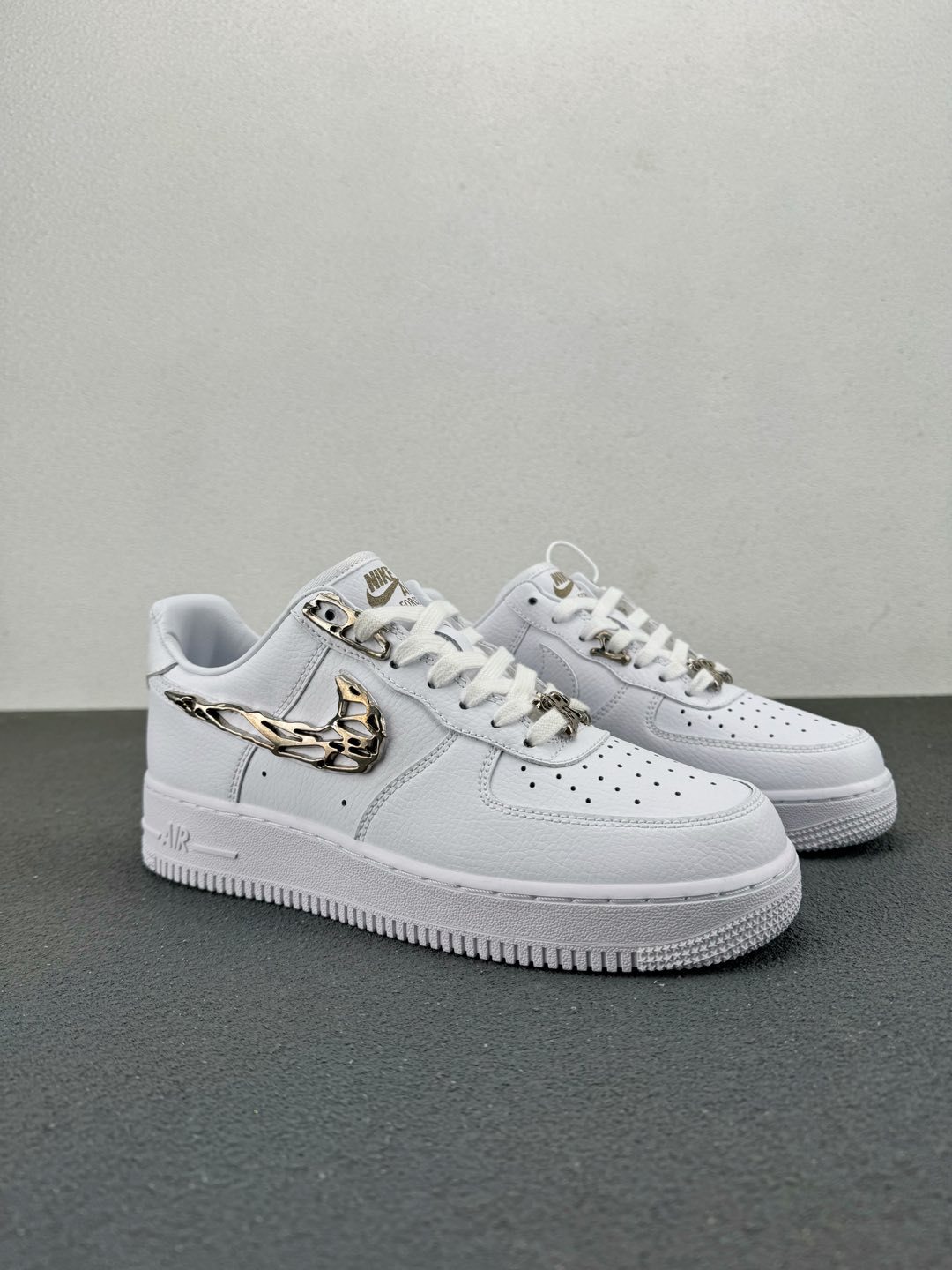 Zapatos Putian versión original de la fuerza aérea No. 1 en el extranjero marca conjunta de la cabeza de cuero en lugar de cojín de aire zapatillas deportivas para hombres y mujeres