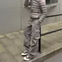 重工宽松水洗伞兵工装裤