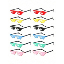 J 32989 Mosaic Funny Decorative Sunglasses �����˸��װ����