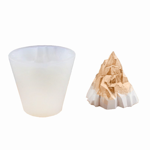 3D Stereo Iceberg Mousse Cake Mold Ice Cream Snow Mountain Silicone Mold DIY Volcano Scented Candle Mold