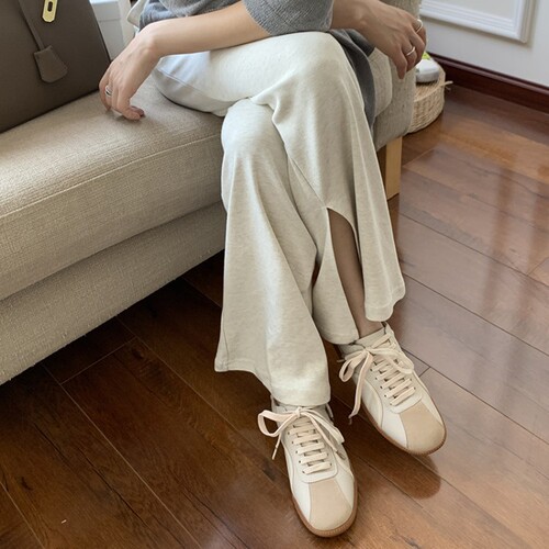 Cowhide lace-up casual shoes for women autumn new color-blocked beef tendon flat low-top white shoes women's low-top shoes