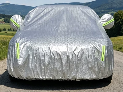 Car clothing — Car Cover Aluminum Film PEVA - hatchback-sedan-2s-34m-36m-peva-aluminum-foil-mosaic-needle-punched-car-cover