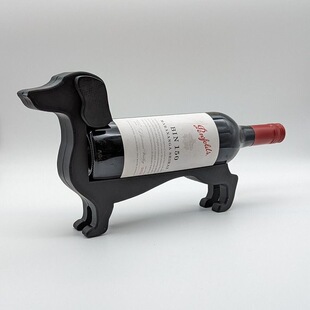 �羳��ƷDog Wine Bottle Holder�D�c���t��ƿ�ܾ�ƿ֧���Д[�O��