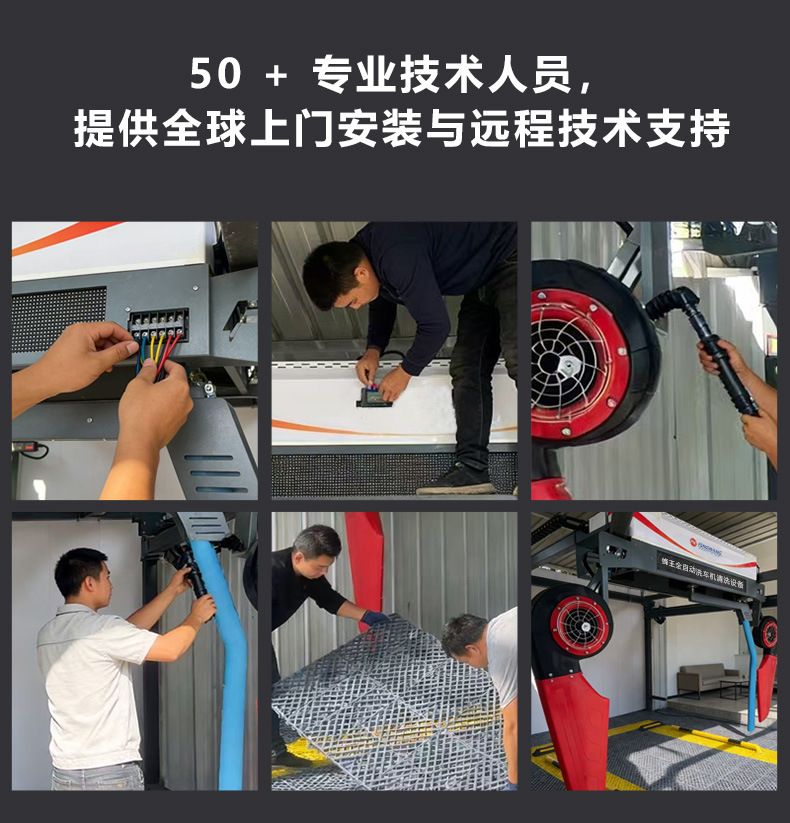 Fully automatic touchless 360 car wash machine °   Unmanned Commercial Gas Station High-Pressure Car Washing Equipment with Scan Code Payment