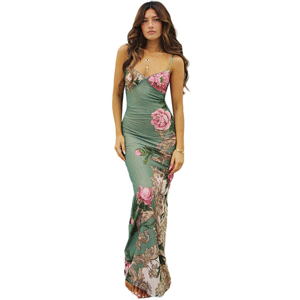 Summer fitted long skirt