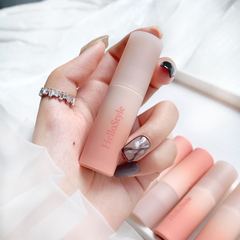 HELLOSTYLE Angel Girl Lip Mud Bare Color Lipstick Gradual Orange Tube Affordable Lip Gloss