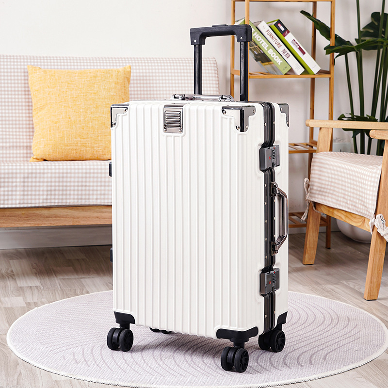 Japón y Corea del Sur de 20 pulgadas caja de cifrado de mujer cajas de tracción de gran capacidad maleta de embarque de negocios hombres y mujeres maletas de viaje maletas