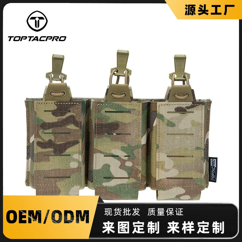 Лазерная резка Tutak, эластичная тройная подсумковая сумка Molle для магазинов 5.56, сумка для инструментов, универсальная панельная сумка