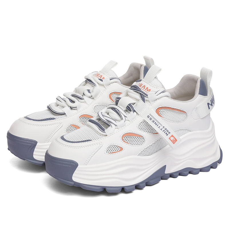 Hong Kong-style Thick-soled Sporty Dad Shoes For Women, Spring/summer 2024 Ins Trend, New Niche Versatile Casual Comfortable Shoes_vogvips.com