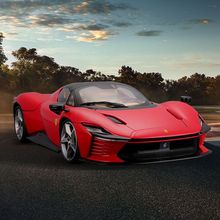 比美高法拉利1:18 SP3汽车模型仿真合金跑车车模玩具批发精装版