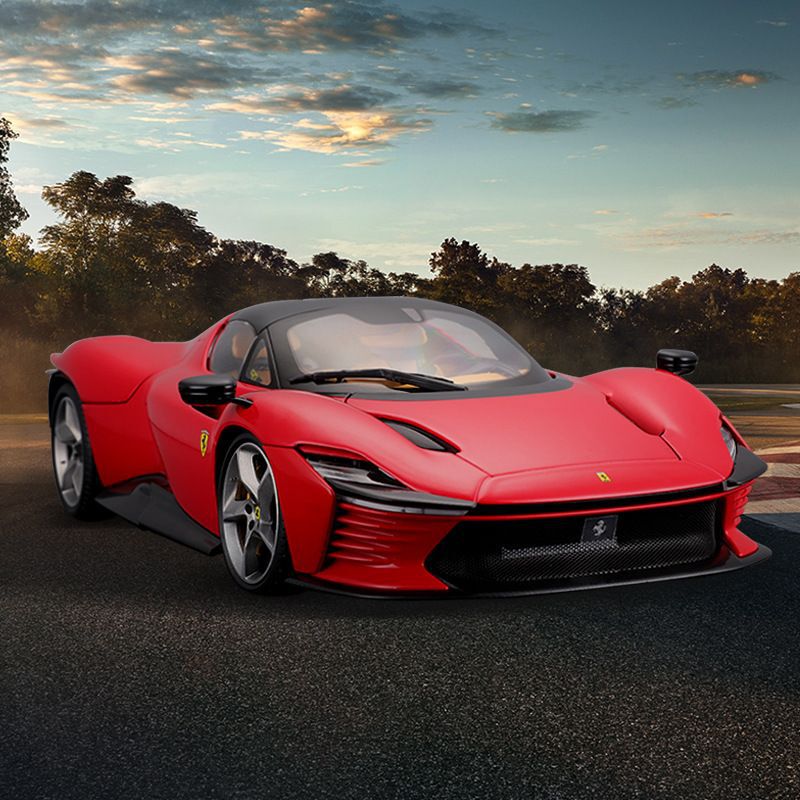 Bimei Ferrari 1:18 Sp3 Car Model Simulation Alloy Sports Car Model Toy Wholesale Deluxe Edition
