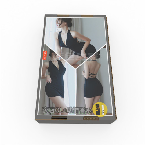 Mystery of Love Nightclub OL+Perfume Set Sexy Underwear Net Clothes Lace Skirt Uniform Adult Sex Toys