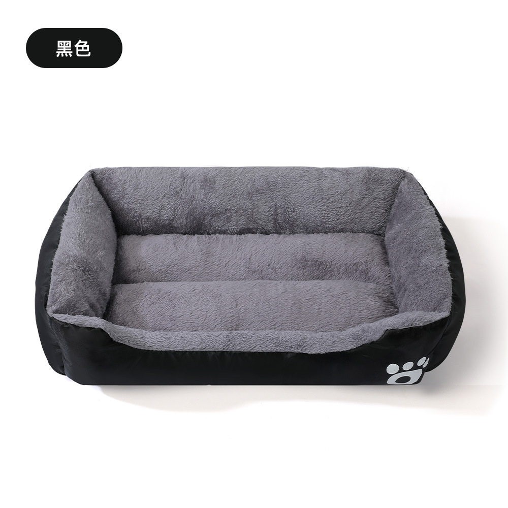 Fábrica al por mayor color caramelo perrera para perros, nido para gatos, cálida cama de invierno para mascotas, cojín para sofá para perros grandes, suministros para mascotas