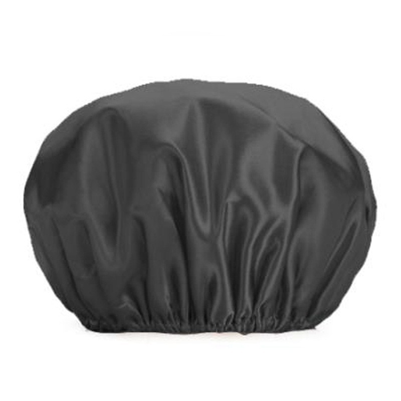 Gorro de noche de doble capa de Amazon, gorro de satén, gorro de ducha, gorro para el cabello para mujer, gorro redondo de seda de morera para el cuidado del cabello, gorro para el cuidado del cabello, mascarilla para el cabello para el hogar