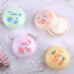 Beth Jie's new fruit-flavored oily nail remover moisturizing nail polish remover dough sheet cleaning cotton whole box wholesale