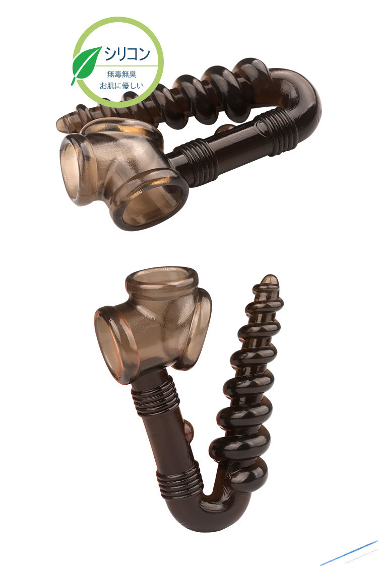Spiral Anal Plug Prostate Massager for Men, Manual TPE Expander Toy — detail image 5