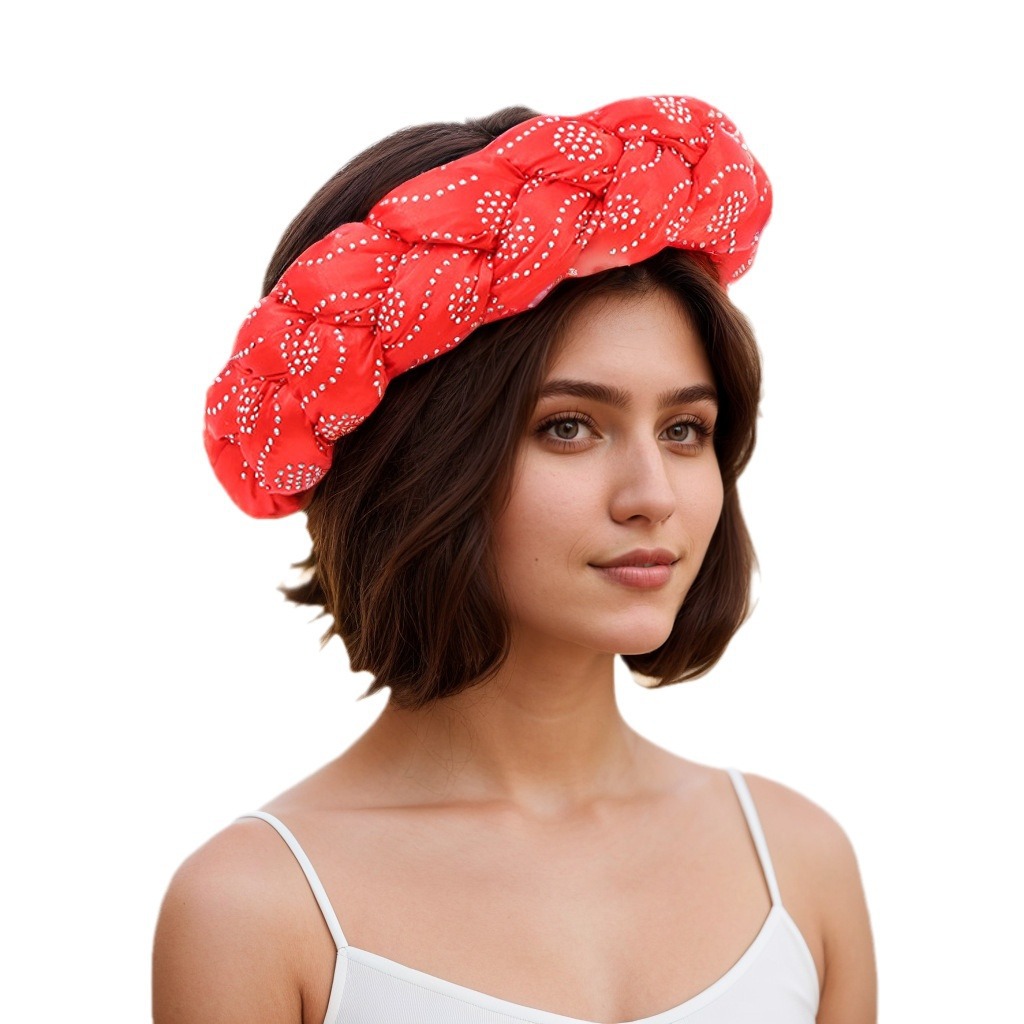 Cappello musulmano Color Ding fascia per capelli multicolore hot drill nuova treccia per capelli fascia per capelli_voghion.com