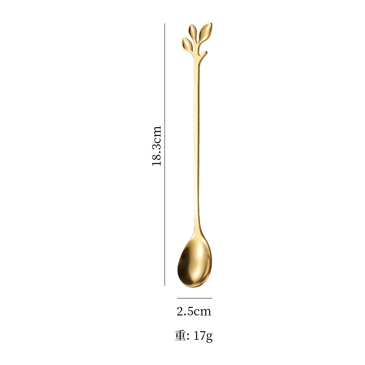 ช้อนชากาแฟและส้อม (สแตนเลส) ตกแต่ง ที่ตีผสม สีทองและหลายสี options