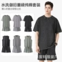 夏季新款水洗男式套装