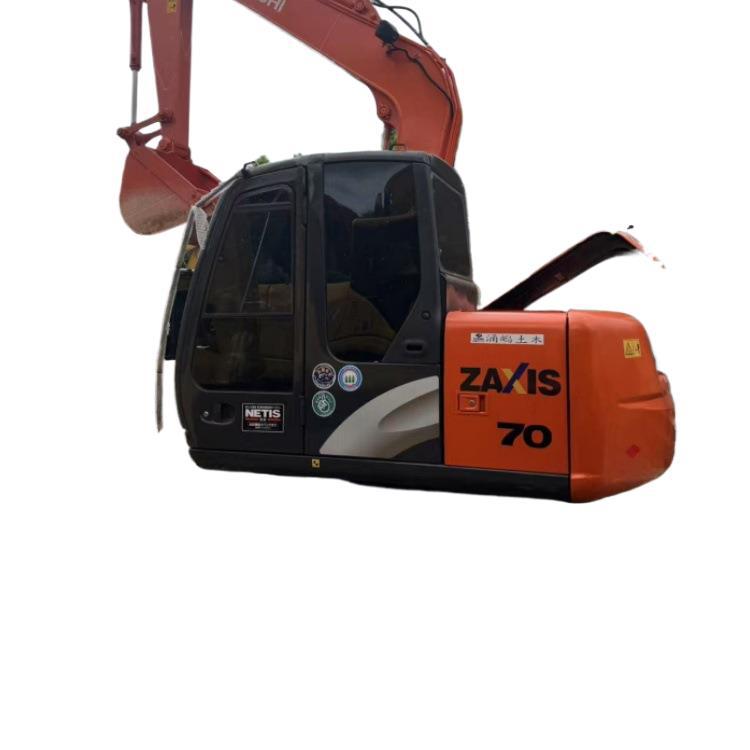 Exportación de comercio exterior excavadora de segunda mano Hitachi ZX70 excavadora pequeña excavadora San75C spot