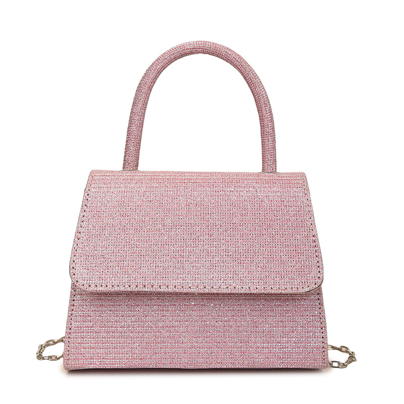 Bolso de cena, nuevo estilo transfronterizo, cadena de fiesta de sentido metálico, bolso de mensajero de un solo hombro, bolso de estilo de mujer de sentido avanzado