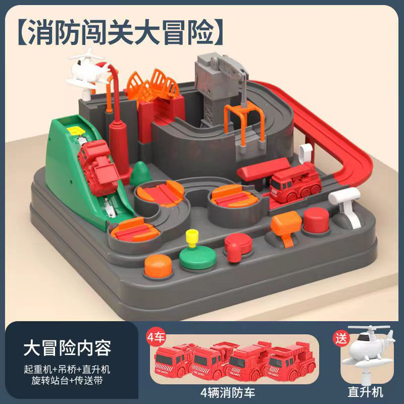 4 대 (8 상자/상자) 와 대형 소방차 모험