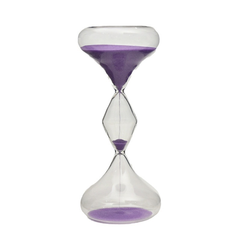 Reloj de arena de vidrio creativo de tres capas de geometría reloj de arena cronometrador de decoración de hogar nórdico al por mayor fábrica