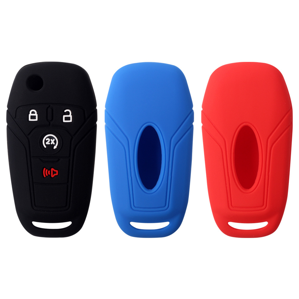 2Pcs Silicone Car Remote Key F